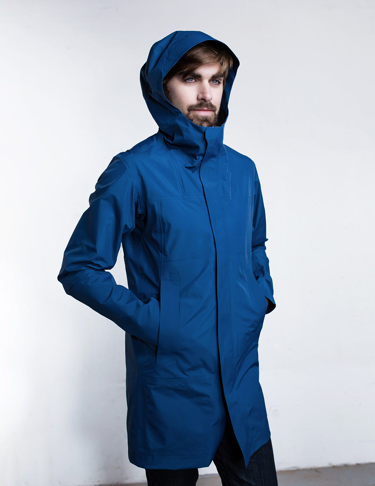 City Trench - Mens - The Perfect Rain Jacket - Pantavus XXL / Blue